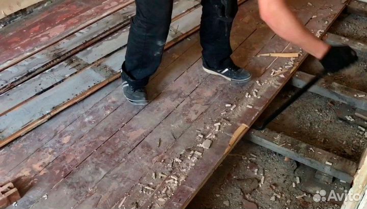 Ремонт деревянных полов и монтаж новых
