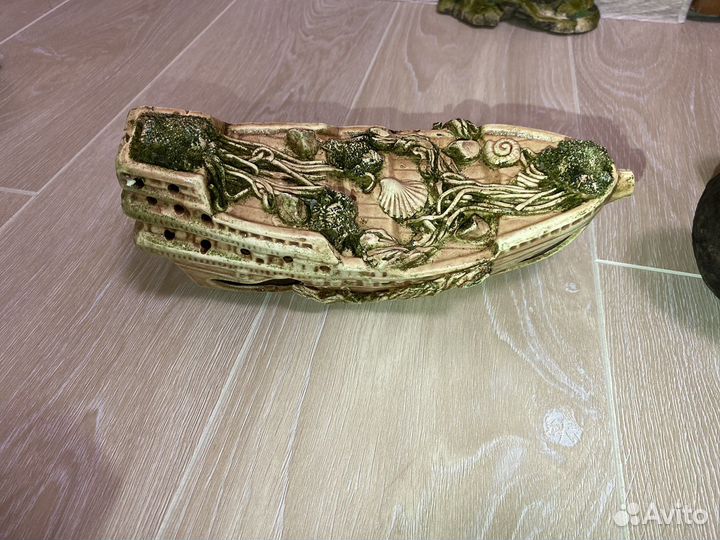 Корабль декорации для аквариума
