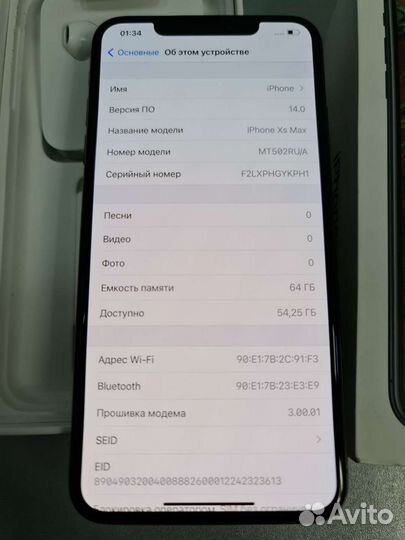 iPhone Xs Max, 64 ГБ