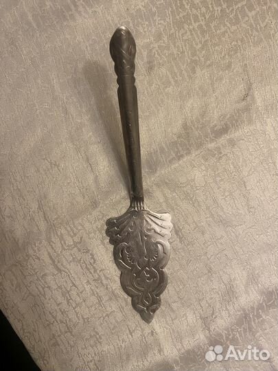 Лопатка для торта винтаж мельхиор СССР