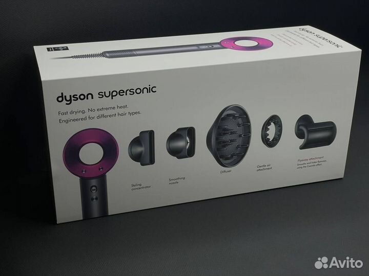 Фен для волос Dyson Supersonic « Фуксия / HD08 »
