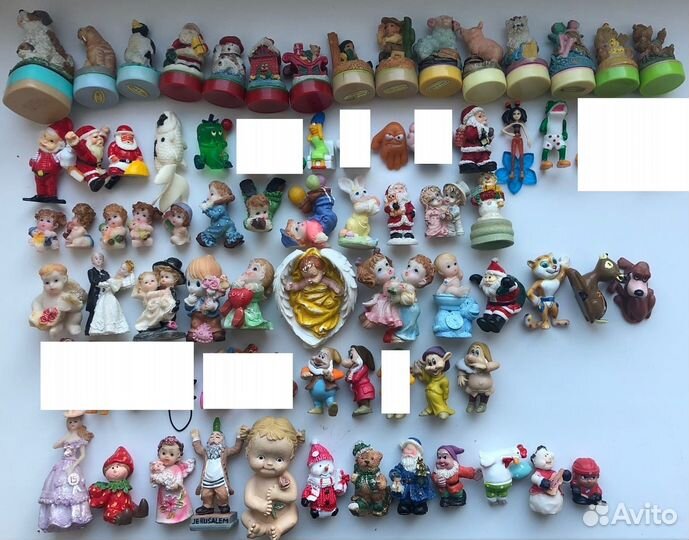 Редкие игрушки не киндер, старая керамика из яиц