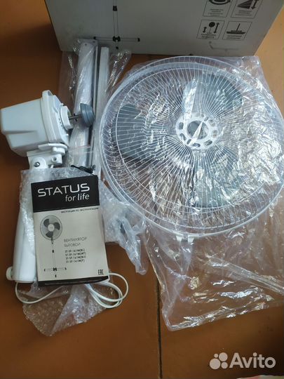Вентилятор напольный status, 38 Вт