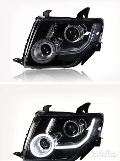 Bi-led фары pajero