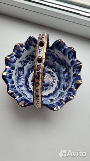 Конфетница Гжель