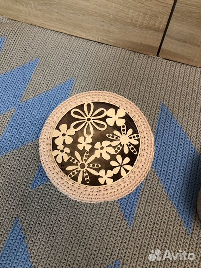 Корзина вязаная