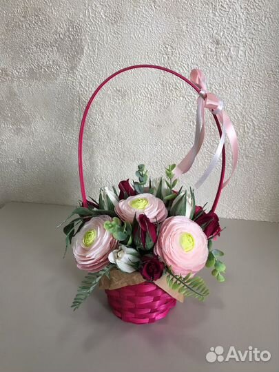 Букет «Очарование» с конфетами. Оригинальный подар