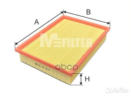 K 7145 фильтр воздушныйToyota Land Cruiser J15