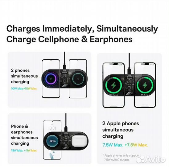 Беспроводная зарядка Baseus 20Wt