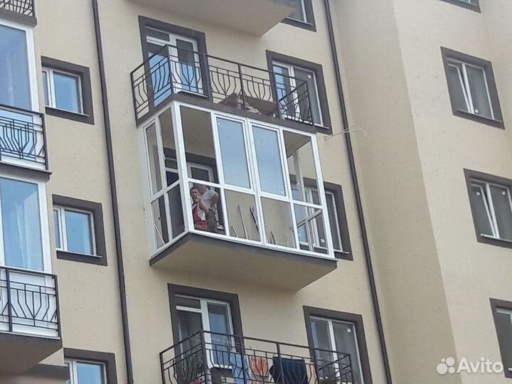 Балконы французкое остекление