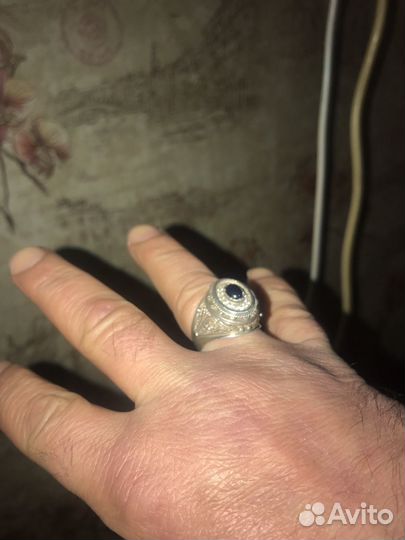 Кольцо серебро 925