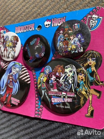 Значки monster hight 5шт