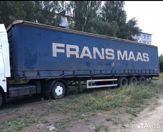 Полуприцеп шторно-бортовой Fruehauf T34CGN, 1992