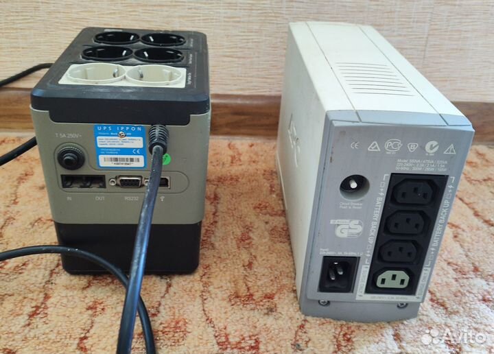 Ибп APC Back-UPS CS 500 бесперебойник