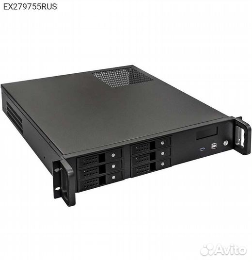 Корпус Exegate Pro 2U480-HS06 Rack 700Вт чёрный 2U