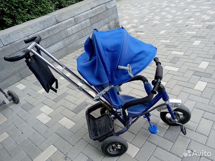 Велосипед с родительской ручкой