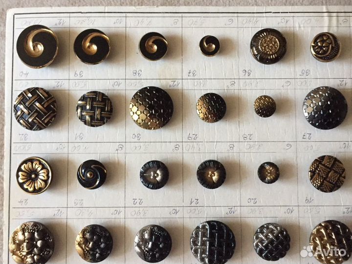 Винтаж. Пуговицы ручной работы