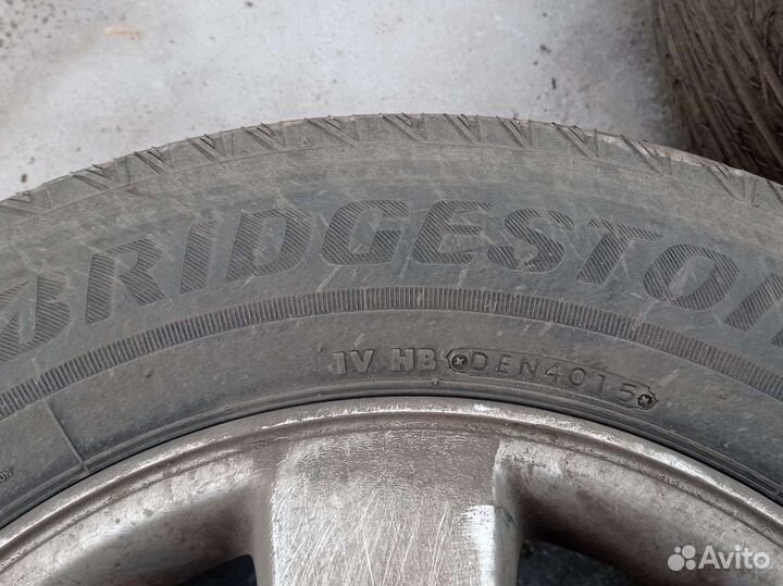 Летняя резина на литых дисках