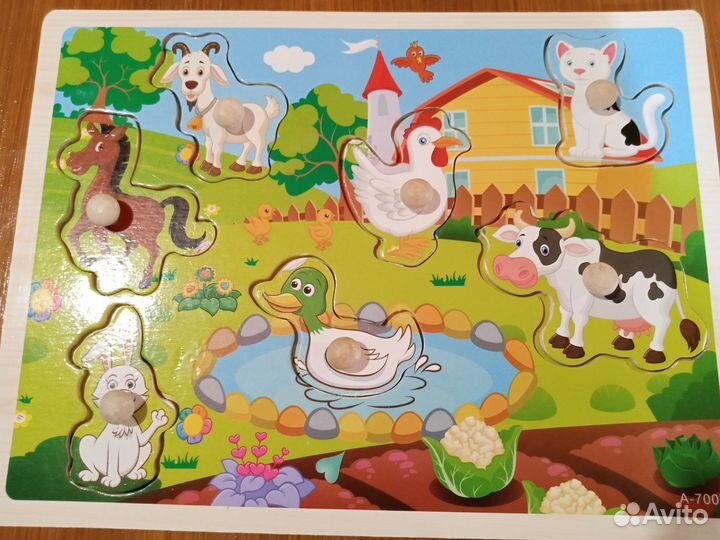 Развивающие деревянные игрушки пакетом