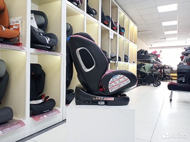 Автокресло 0-36кг изофикс поворотное Kenga Purple