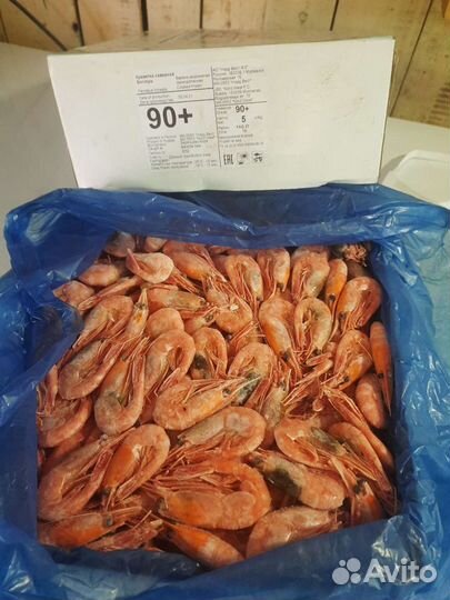 Креветки 90+ Норд-вест 5кг