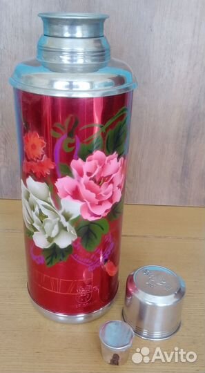 Термос с ручкой СССР 2 л олень