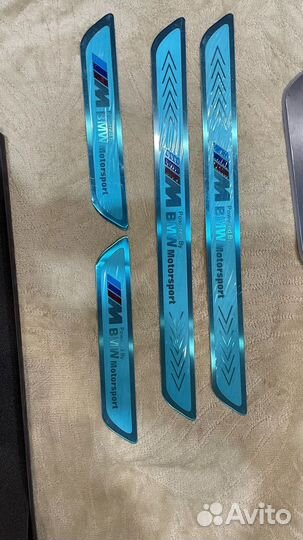 Накладки на пороги bmw 5 e39 светящиеся