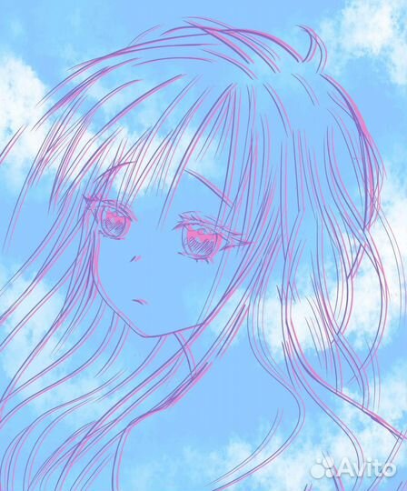 Рисунки на заказ, аниме арт