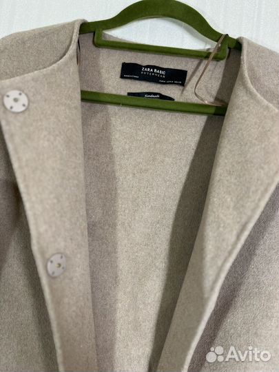 Пальто Zara шерсть р.M