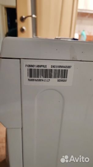 Стиральная машина б/у LG F12B8ND1 нерабочая