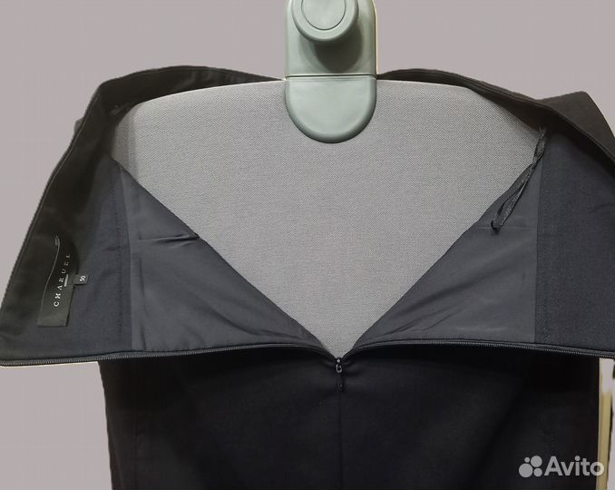 Юбка прямая миди, костюмная шерсть Charuel, 50 р