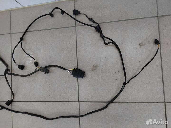 Проводка переднего бампера Audi Q7 4L дорест
