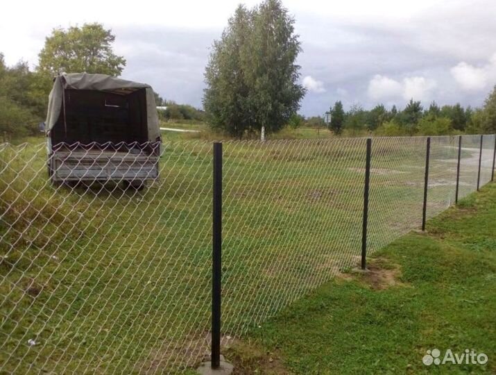 Заборы из сетки рабица со склада новые