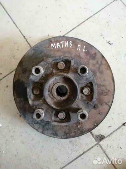 Кулак поворотный передний левый Daewoo Matiz klya