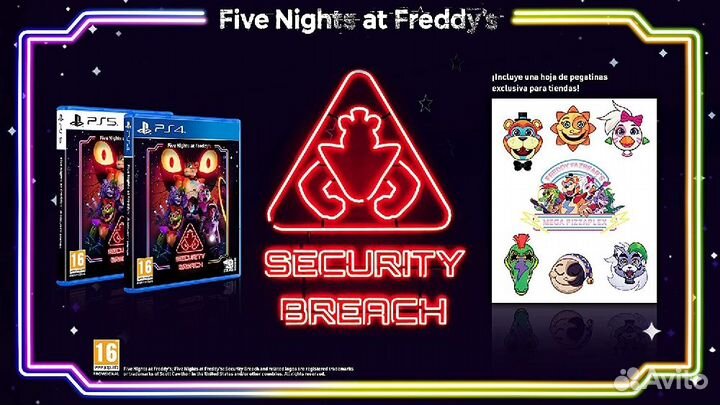 Five Nights AT Freddy's: Security Breach PS4, русс