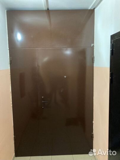 Дверь двухстворчатая металлическая