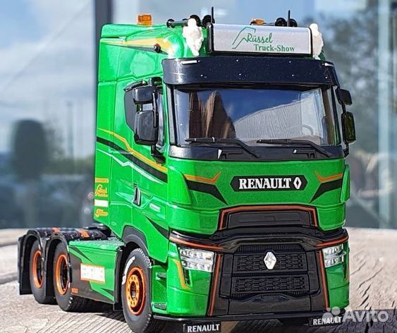 1/50 тягач Renault T Russel Tekno раритет