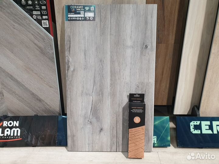 Винил SPC vinilam ceramo XXL 8880-EIR дуб давос