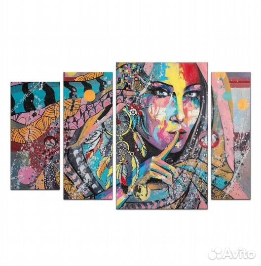 Модульная картина бу