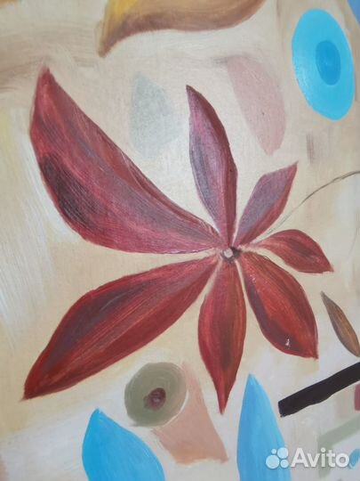 Картина маслом 59х159см