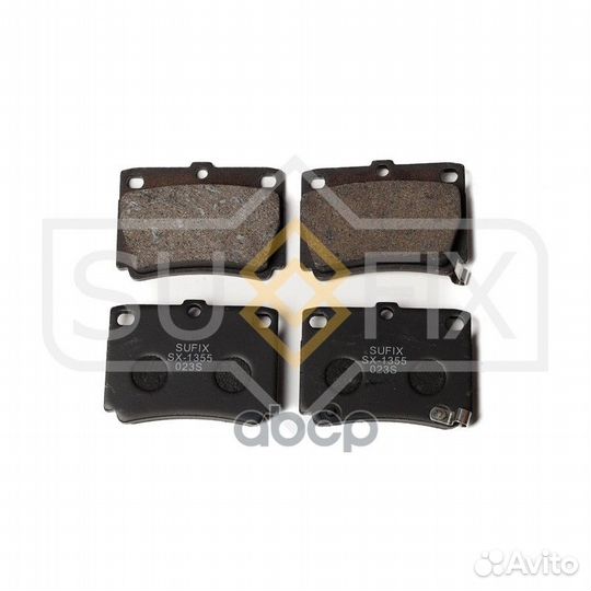 Дисковые тормозные колодки зад прав/лев sx1