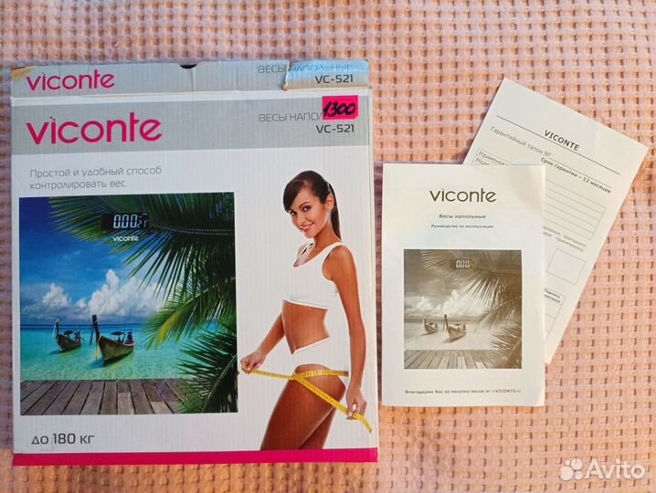 Весы напольные электронные, Viconte VC-521