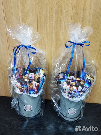 Детский сладкий букет из конфет