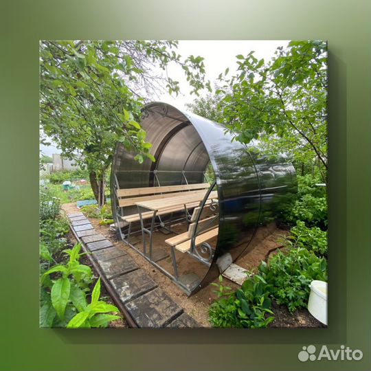 Беседка Пион 3 метра длиной