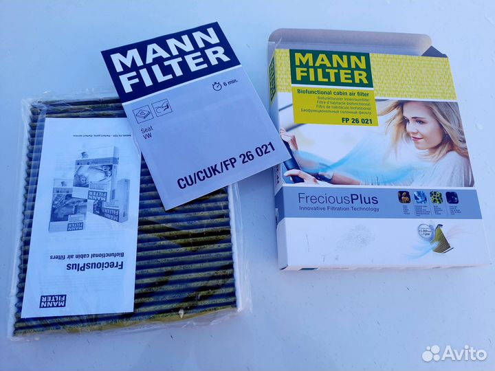 Салонный Фильтр VW Polo Седан Mann Filter FP26 021