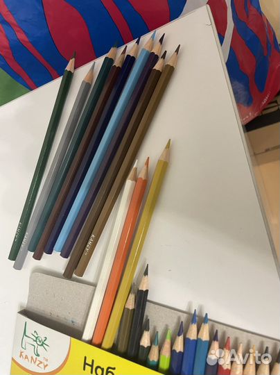 Набор цветных карандашей 36 штук