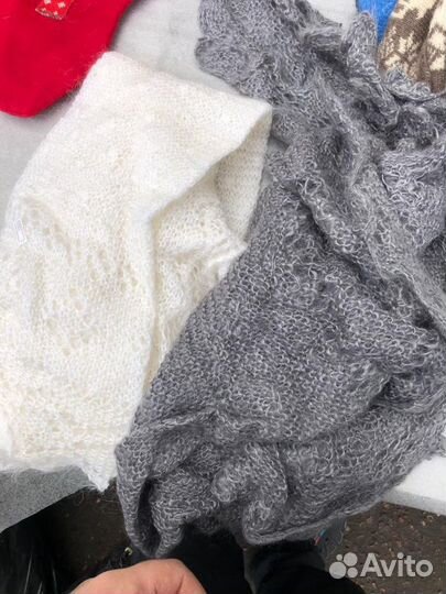 Носки шерстяные новогодние с оленями