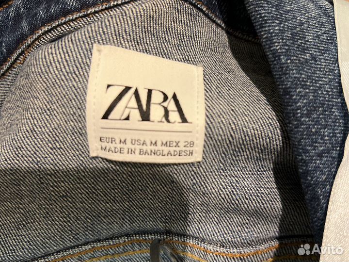 Джинсовая куртка zara для девочки