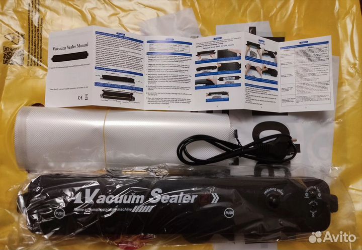 Вакуумный упаковщик Запайщик пакетов