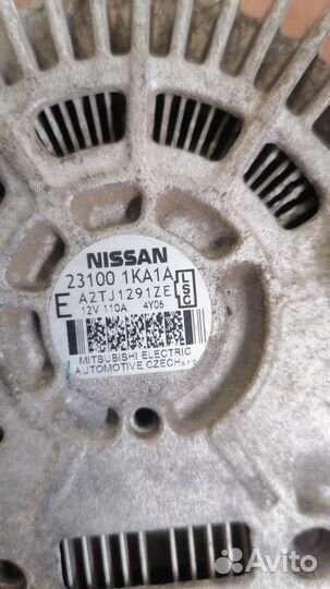 Генератор Nissan Sentra B17 1.6 HR16DE CVT 2015